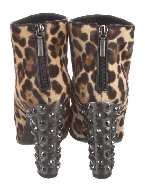 Dolce & Gabbana Ponyhair Animal Print Boots
