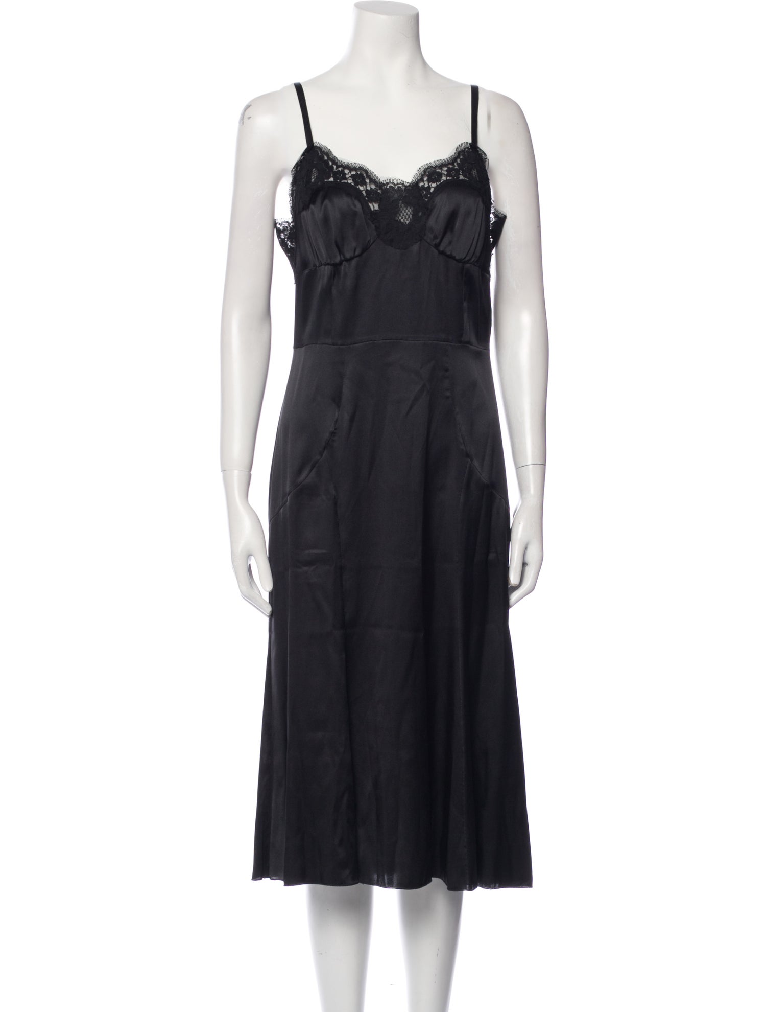 Dolce & Gabbana Silk Midi Length Dress