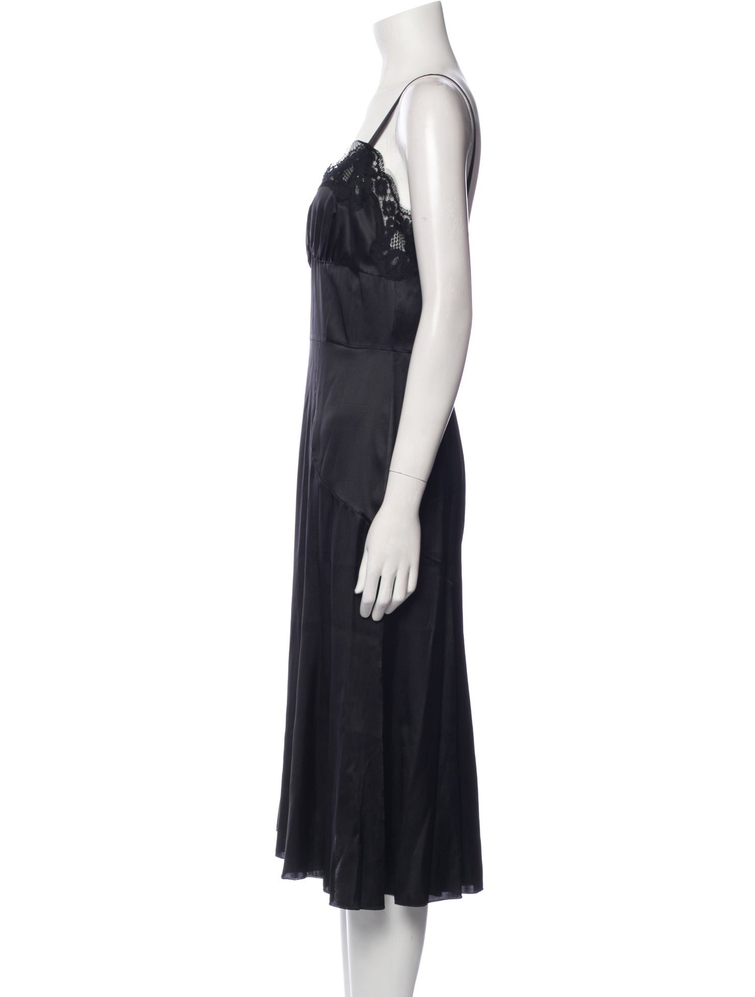 Dolce & Gabbana Silk Midi Length Dress