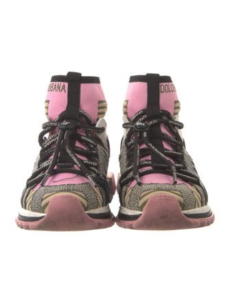Dolce & Gabbana Printed Wedge Sneakers