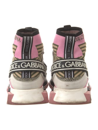 Dolce & Gabbana Printed Wedge Sneakers