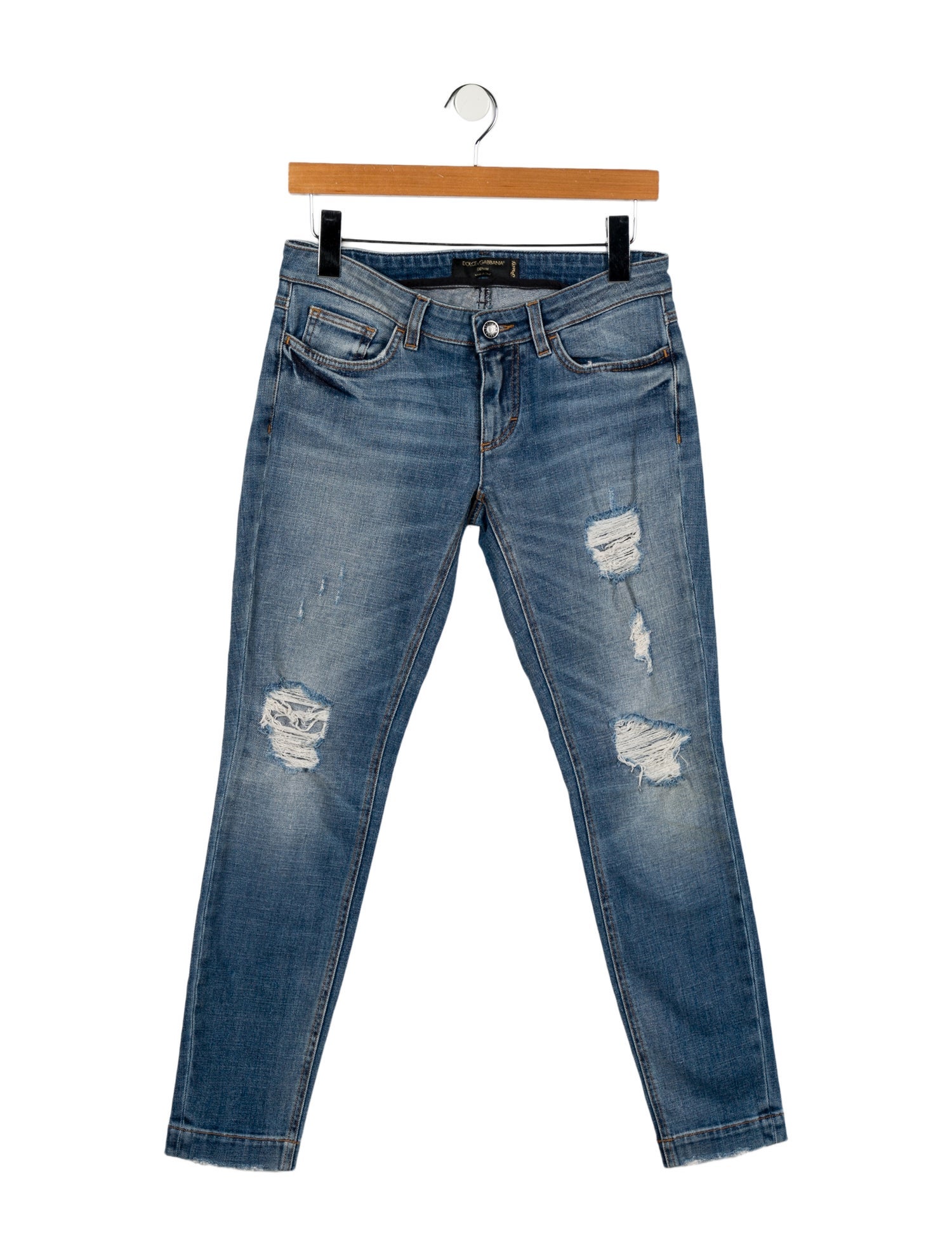 Dolce & Gabbana Low-Rise Skinny Leg Jeans