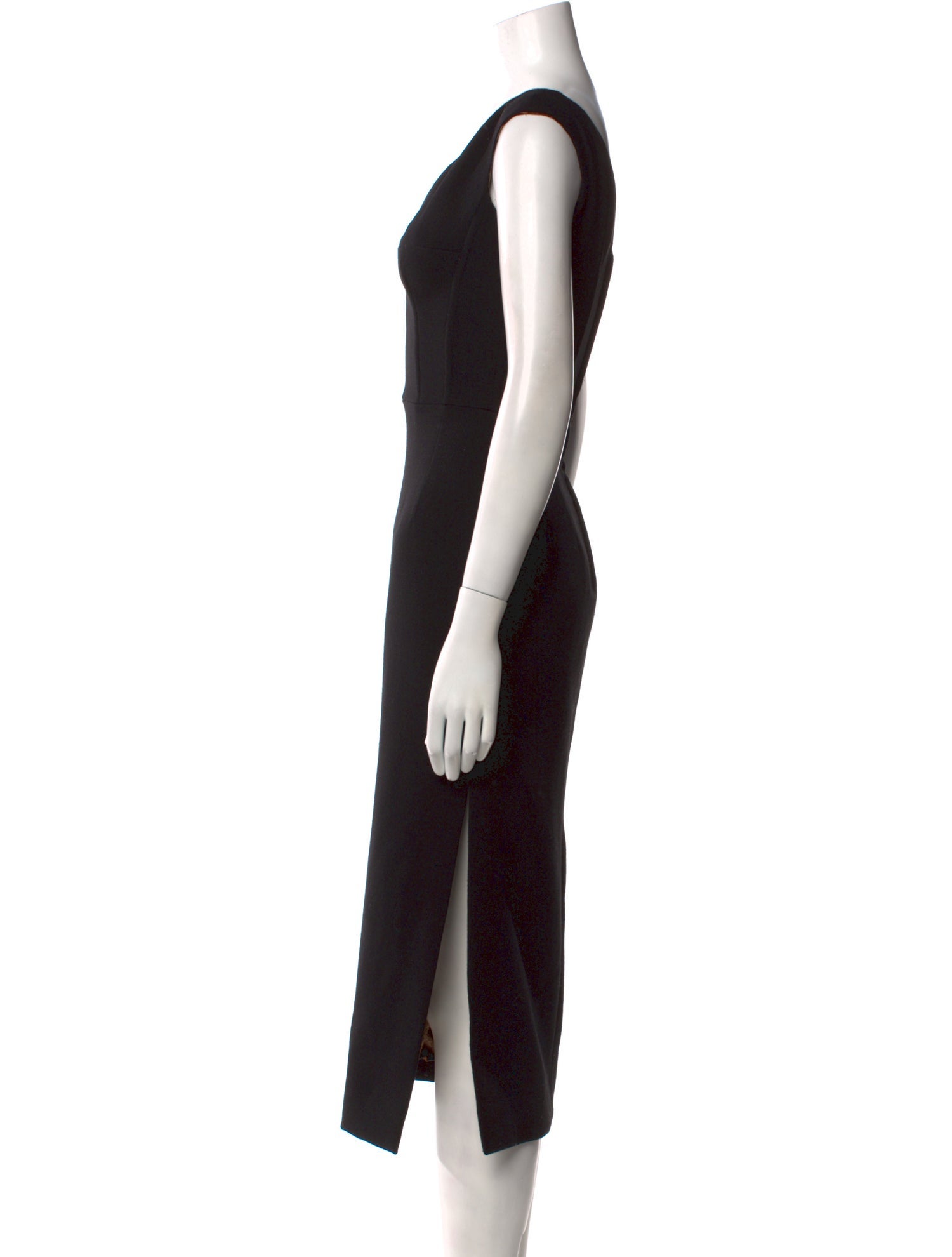 Dolce & Gabbana Virgin Wool Midi Length Dress