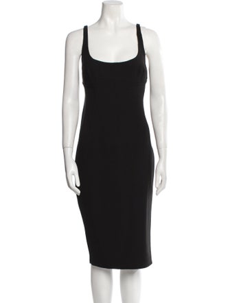 D&G Scoop Neck Midi Length Dress