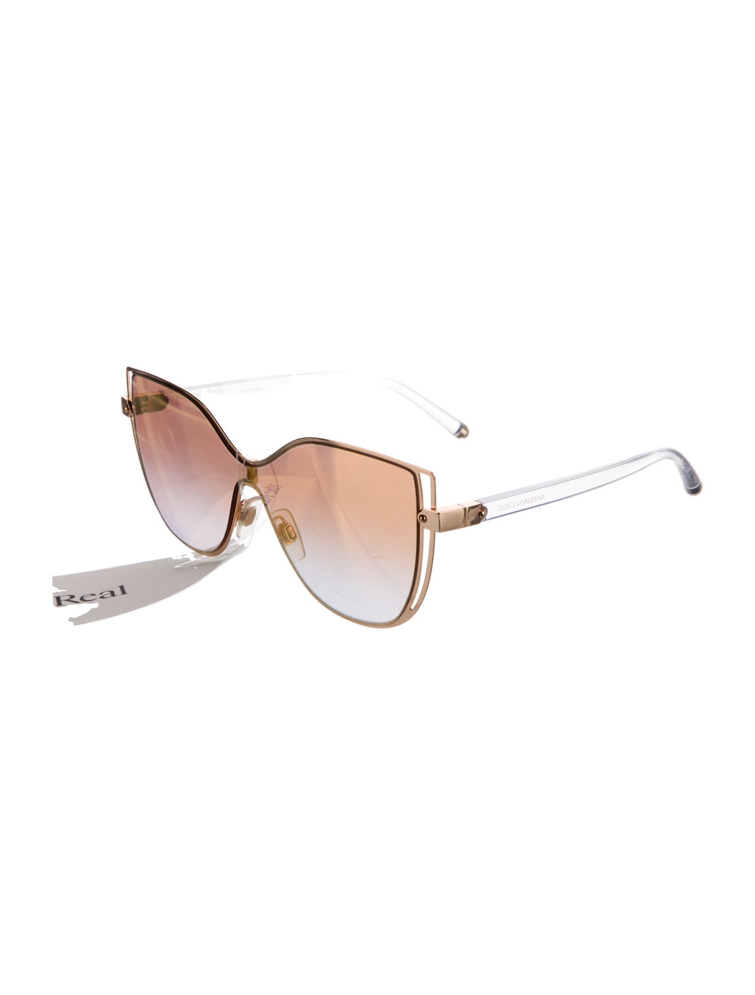 Dolce & Gabbana Oversize Gradient Sunglasses
