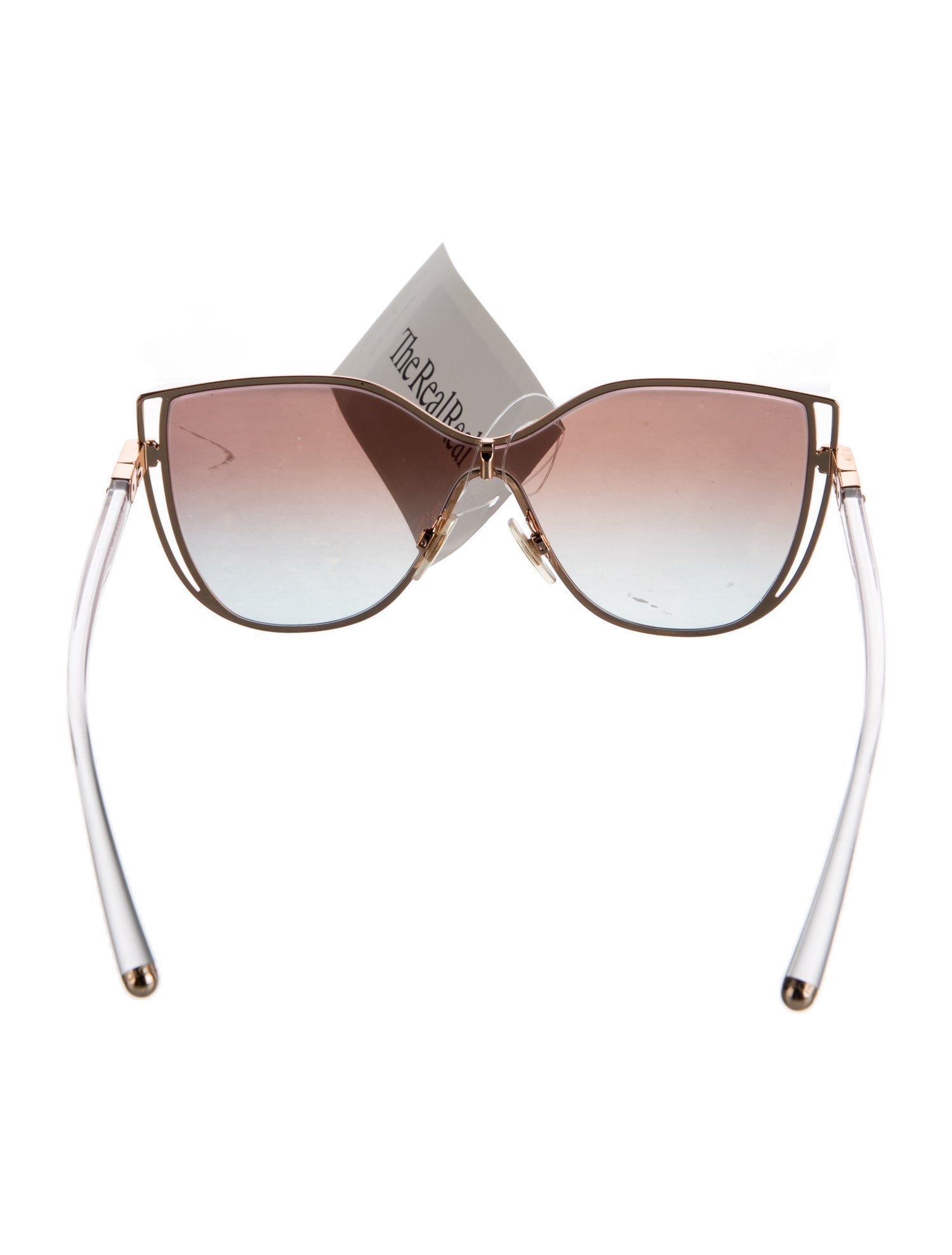Dolce & Gabbana Oversize Gradient Sunglasses