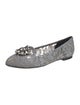 Dolce & Gabbana Lace Lace Pattern Ballet Flats