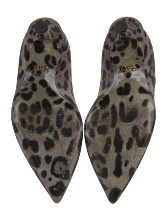 Dolce & Gabbana Neoprene Animal Print Sock Boots