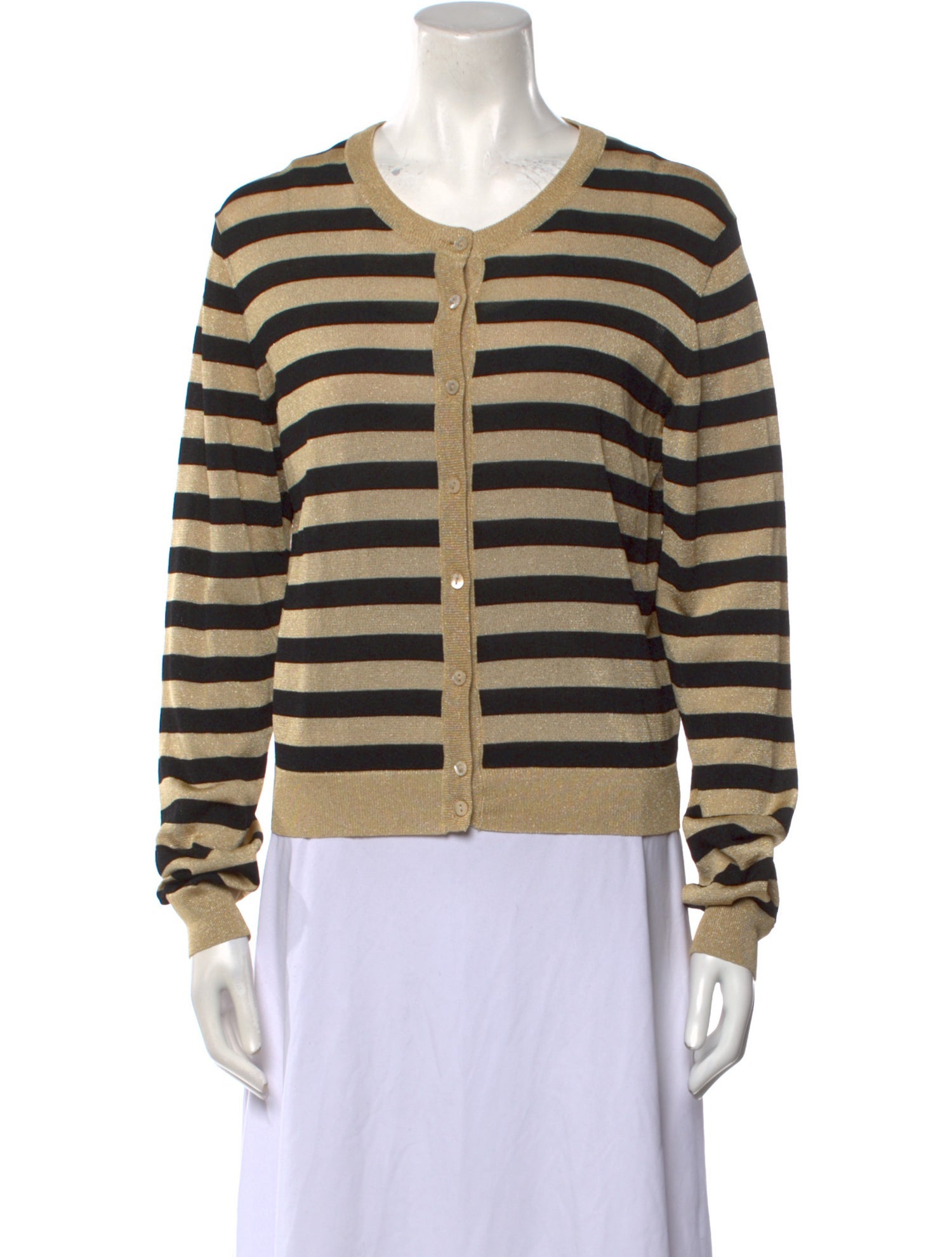 Dolce & Gabbana Cashmere Striped Sweatshirt