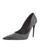 Dolce & Gabbana Satin Crystal Embellishments Pumps