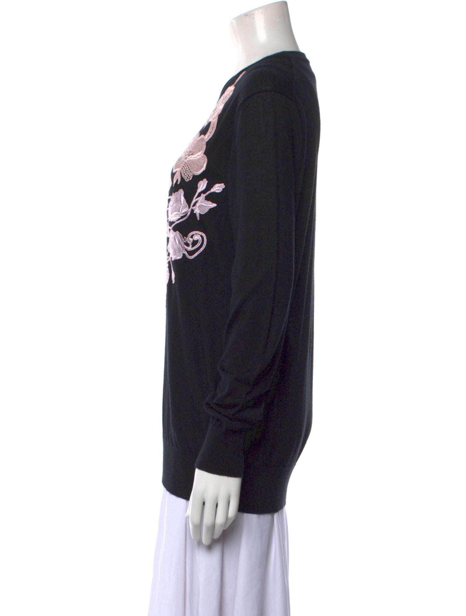 Dolce & Gabbana Cashmere Graphic Print Sweater