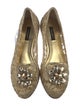 Dolce & Gabbana Lace Lace Pattern Ballet Flats