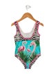 Dolce & Gabbana x Khaled Khaled Toddler Girls' Printed One Piece Swimsuit