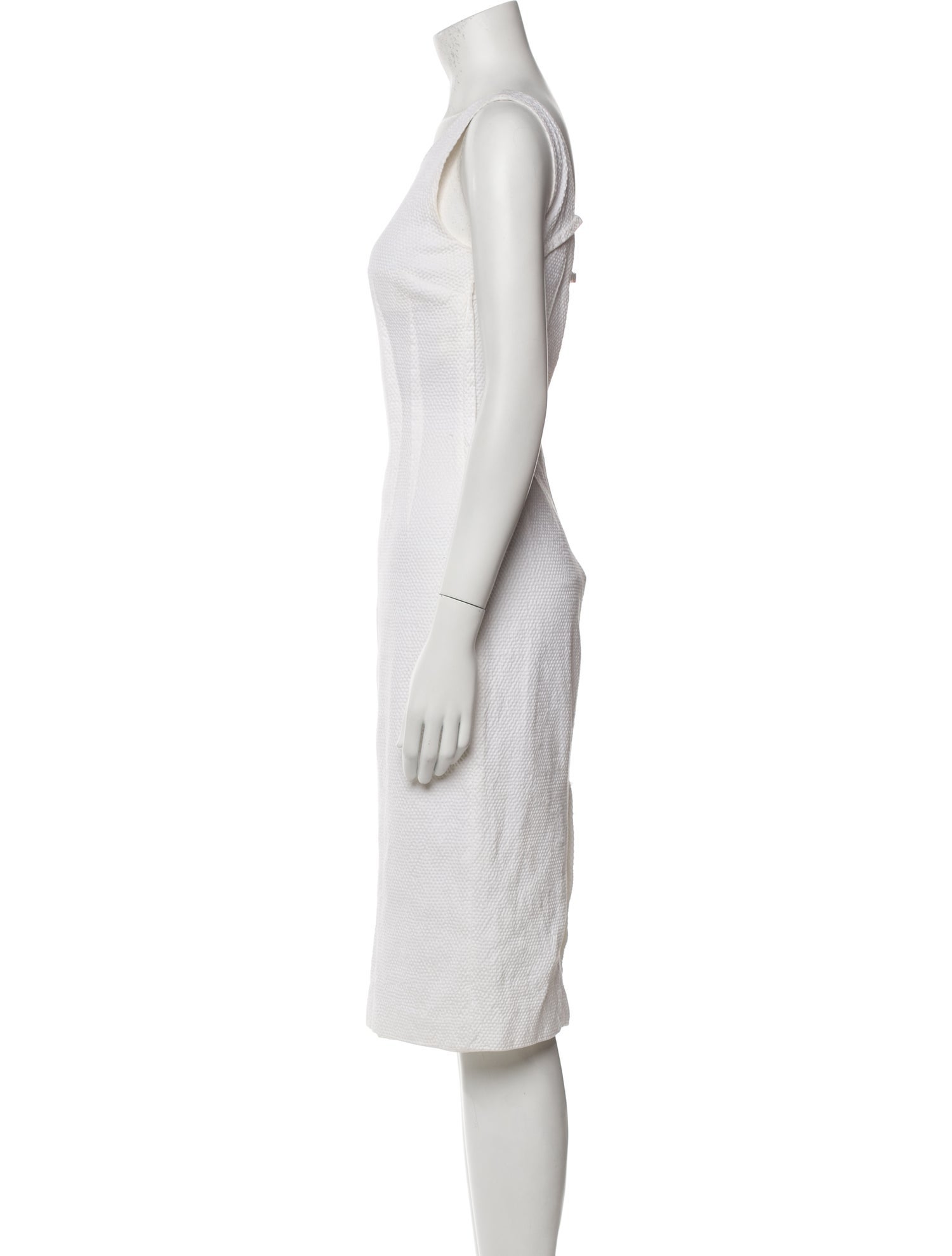 Dolce & Gabbana Bateau Neckline Midi Length Dress