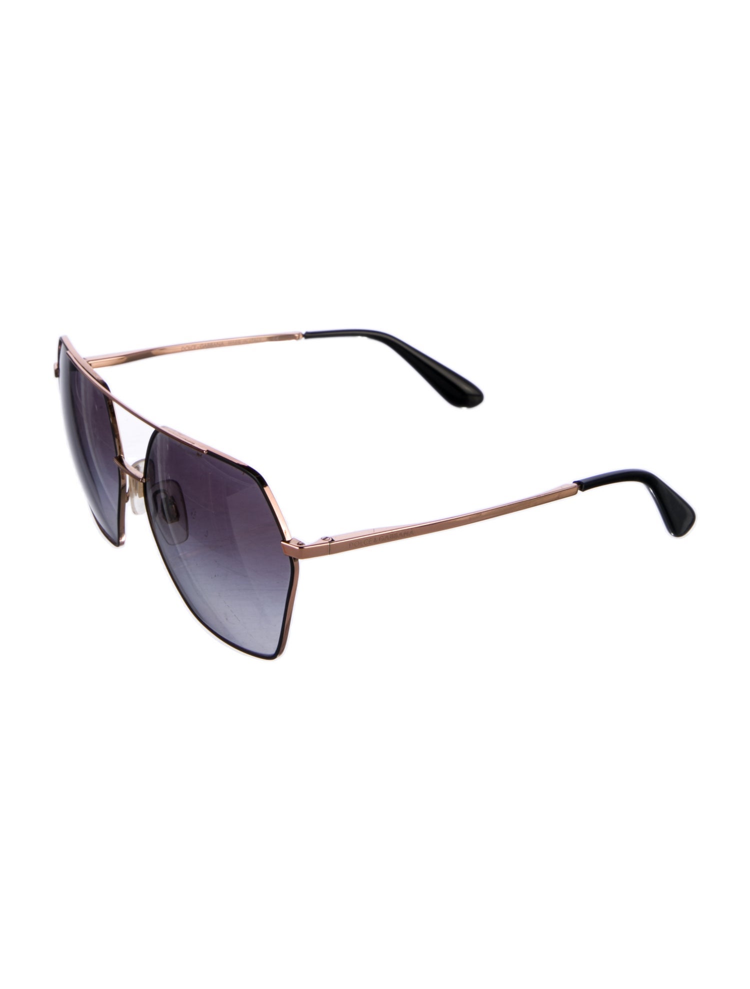 Dolce & Gabbana Aviator Tinted Sunglasses