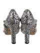 Dolce & Gabbana Sequins Floral Print Pumps