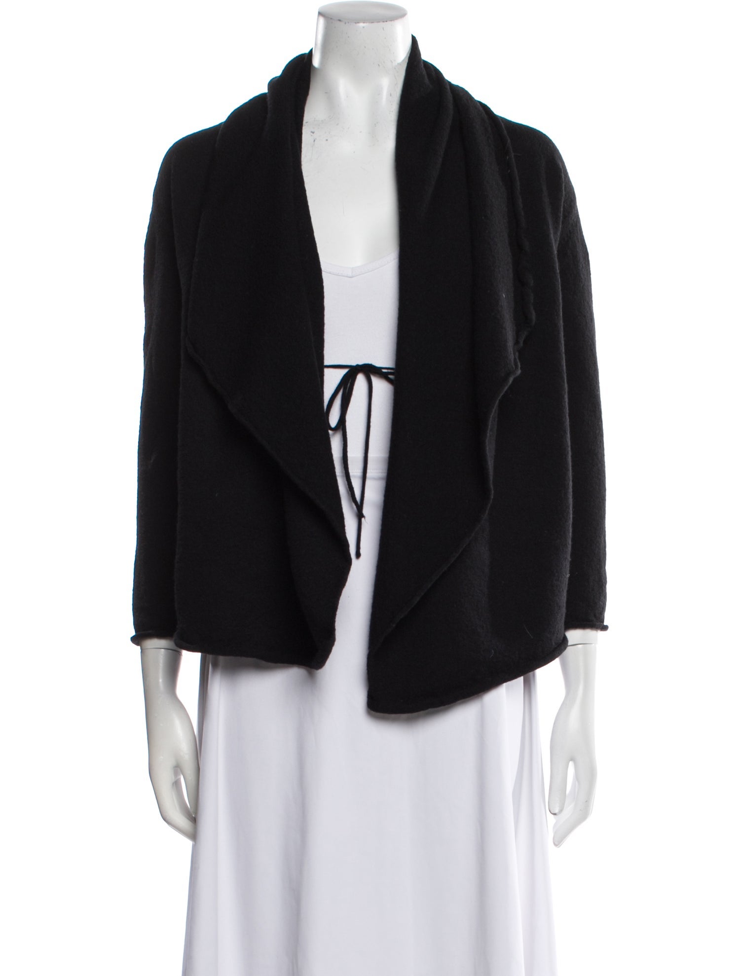 Dolce & Gabbana Virgin Wool Open Front Sweater