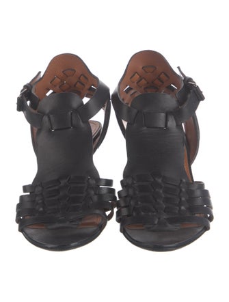 Dolce & Gabbana Leather Gladiator Sandals
