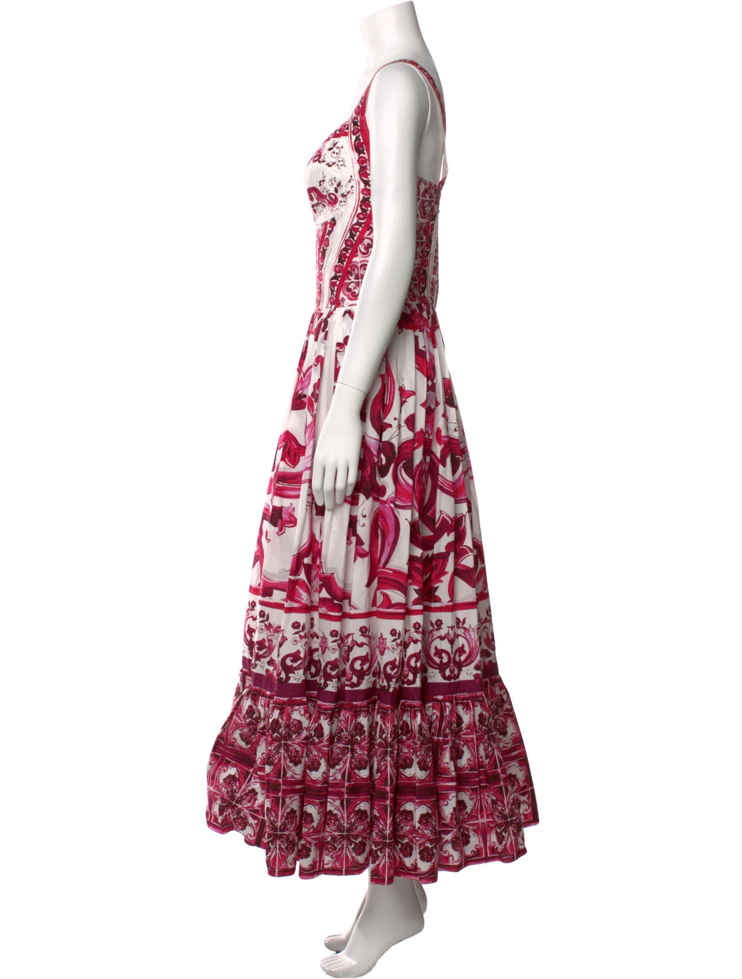 Dolce & Gabbana Printed Long Dress