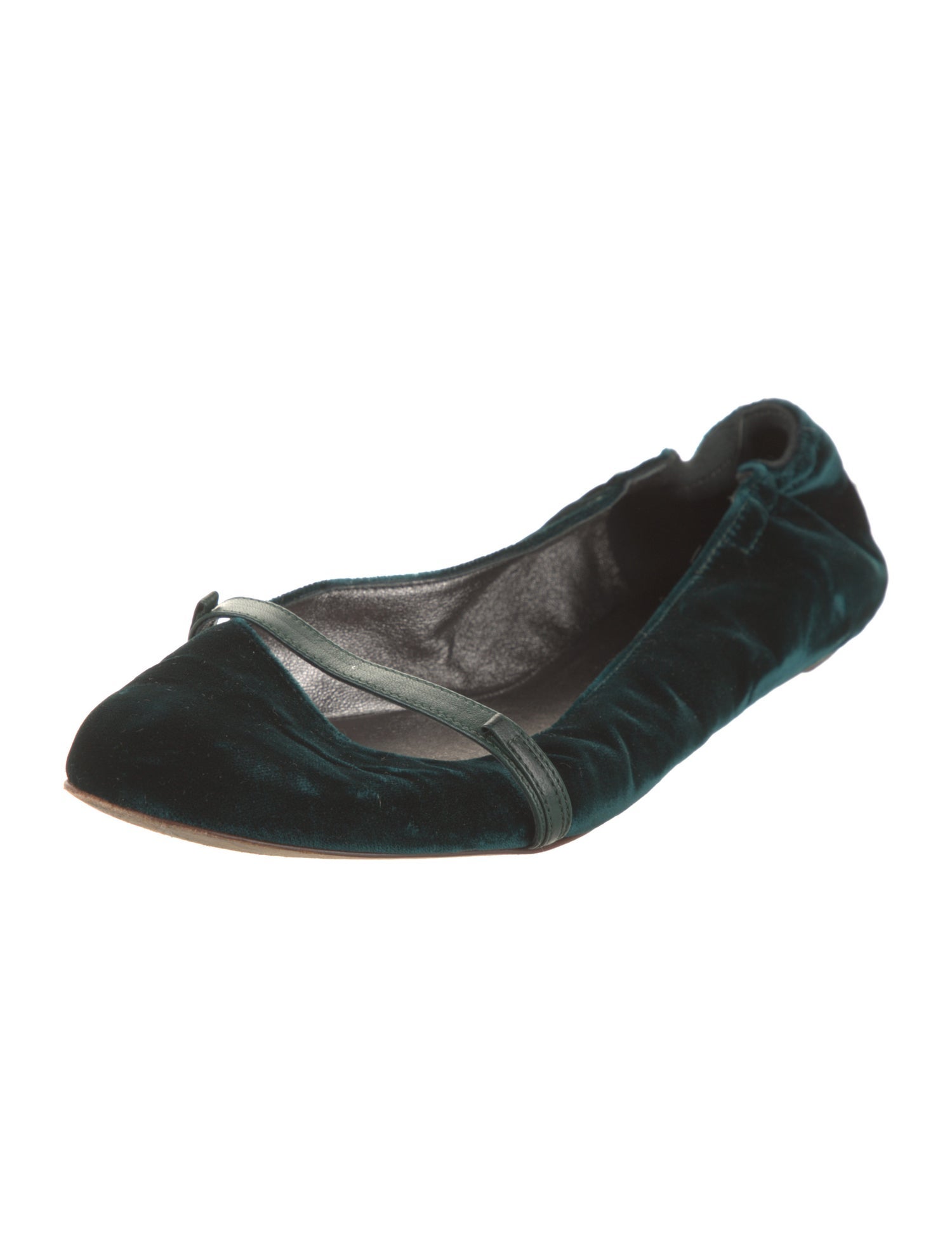 Dolce & Gabbana Velvet Ballet Flats