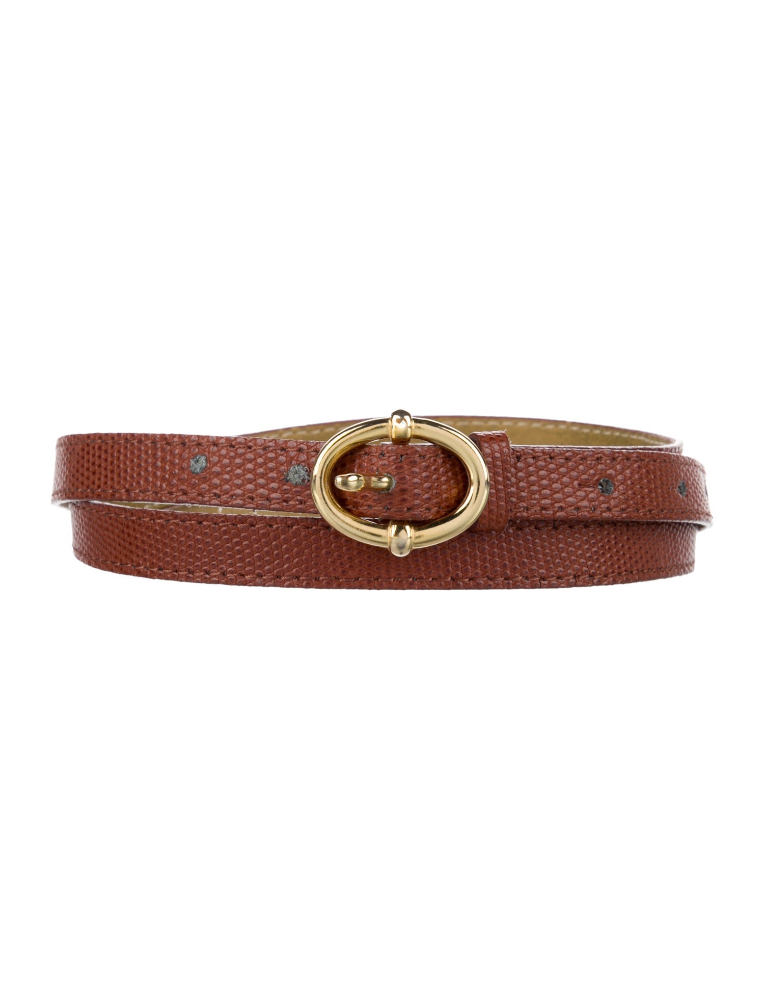 D&G Skinny Leather Belt