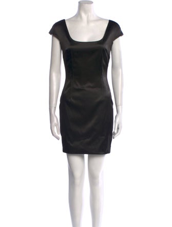 Dolce & Gabbana Square Neckline Mini Dress