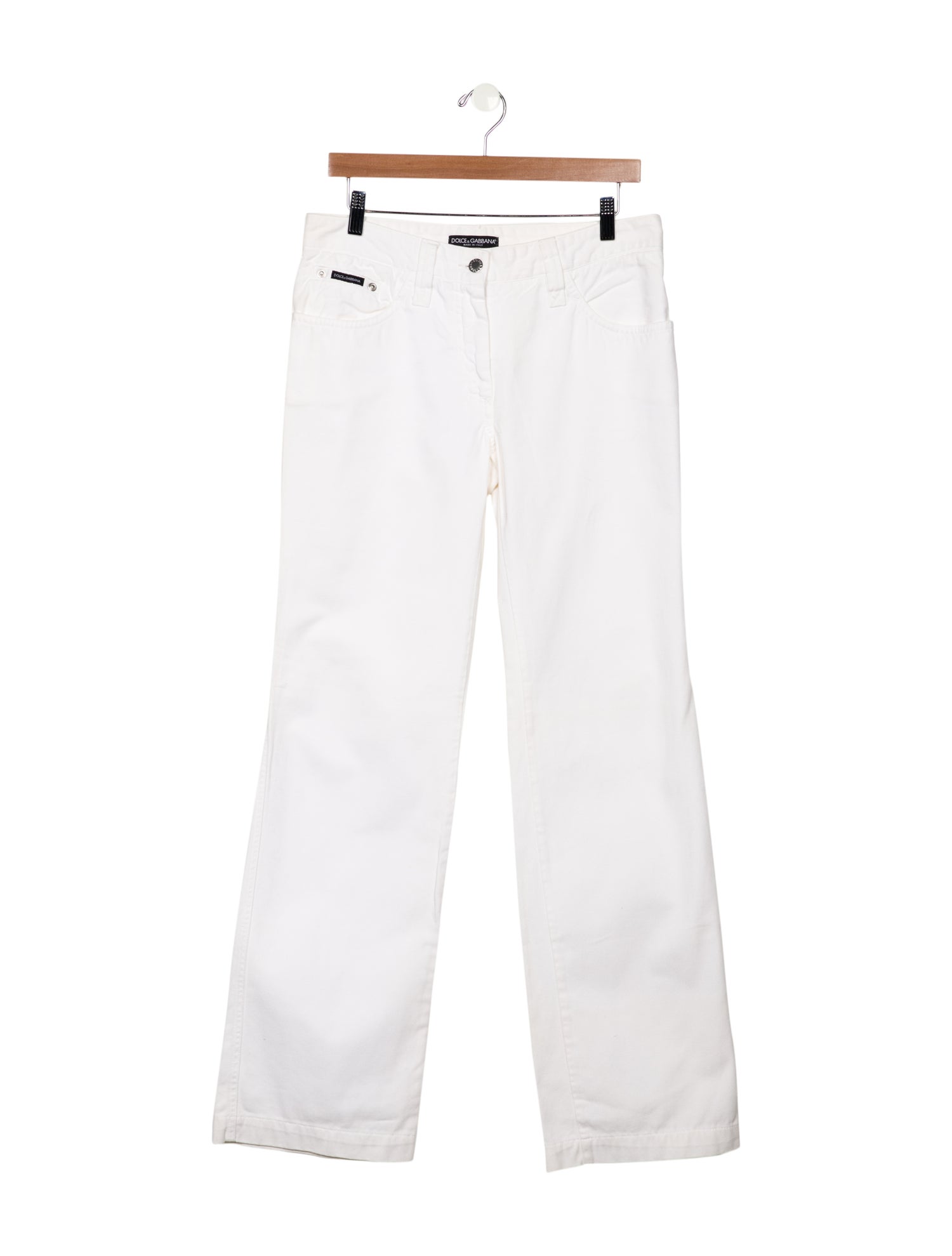 Dolce & Gabbana Mid-Rise Wide Leg Jeans