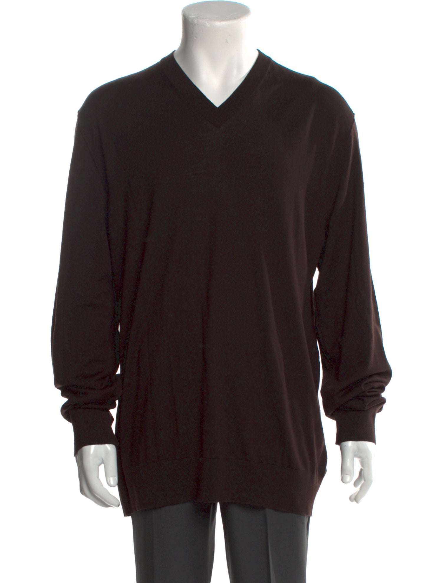 Dolce & Gabbana Virgin Wool V-Neck Pullover