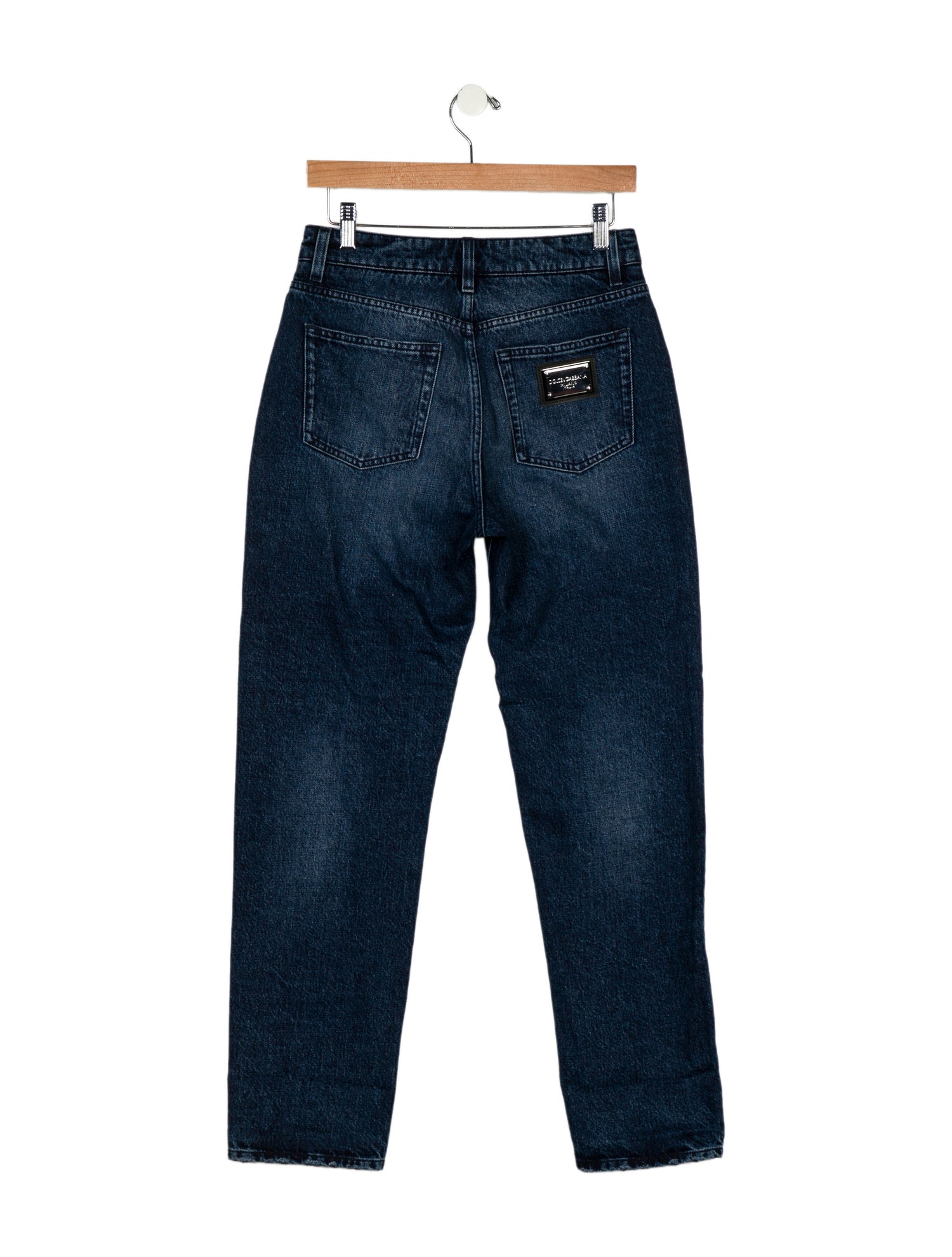 Dolce & Gabbana Mid-Rise Straight Leg Jeans