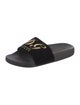 Dolce & Gabbana Velvet Printed Slides