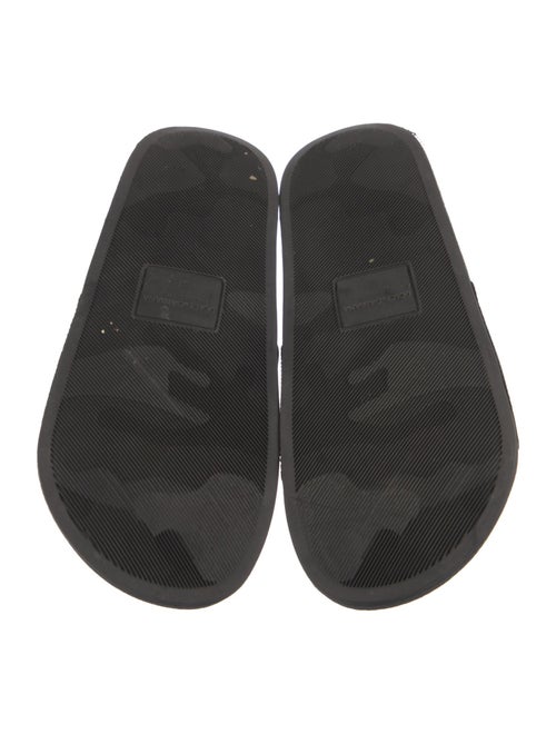 Dolce & Gabbana Velvet Printed Slides