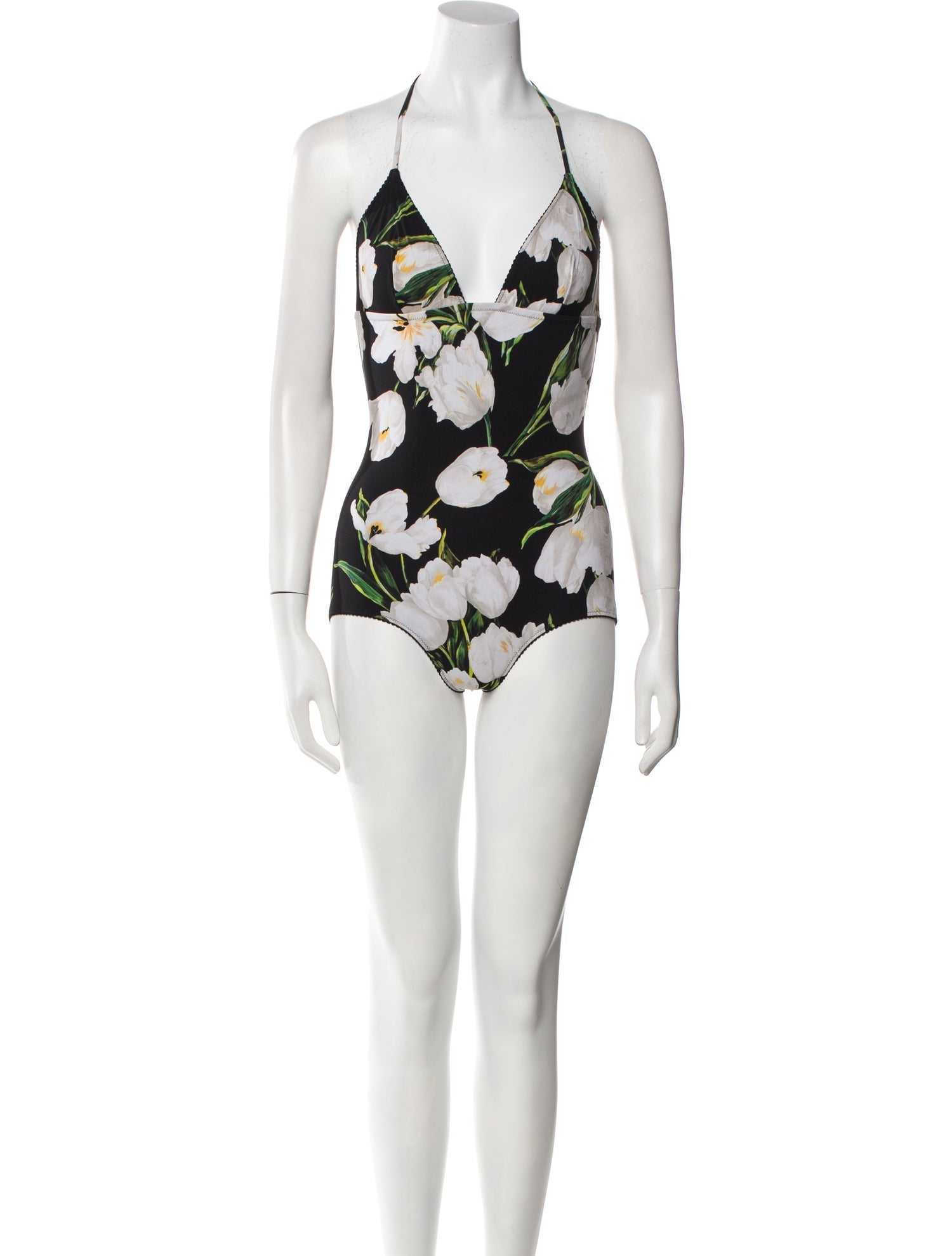 Dolce & Gabbana Floral Print One-Piece