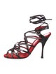 Dolce & Gabbana Patent Leather Gladiator Sandals
