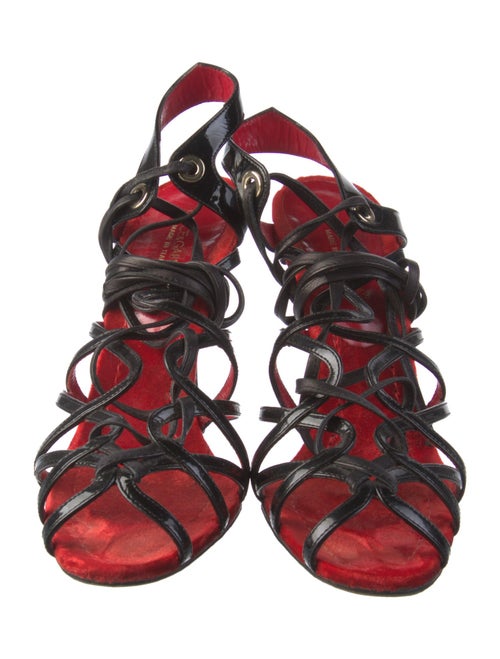 Dolce & Gabbana Patent Leather Gladiator Sandals