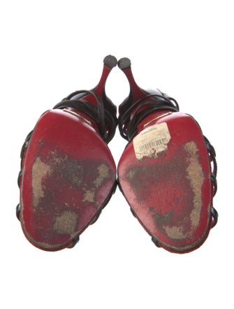 Dolce & Gabbana Patent Leather Gladiator Sandals