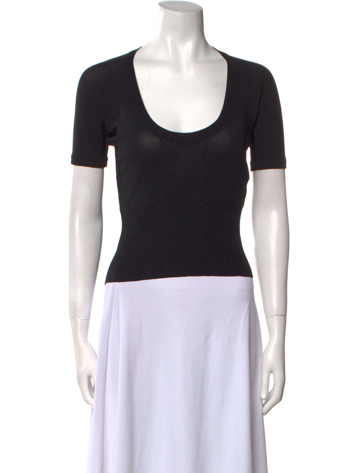 Dolce & Gabbana Scoop Neck Short Sleeve T-Shirt