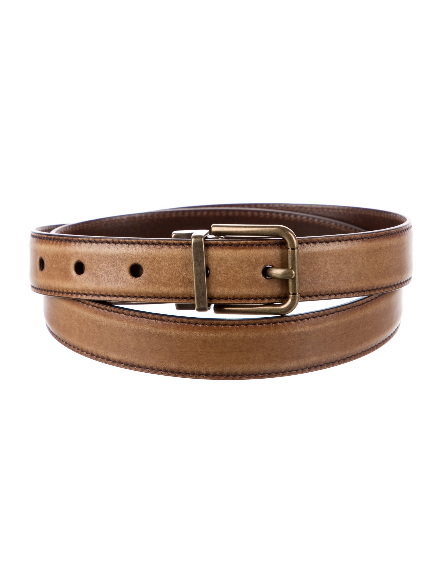 Dolce & Gabbana Skinny Leather Belt