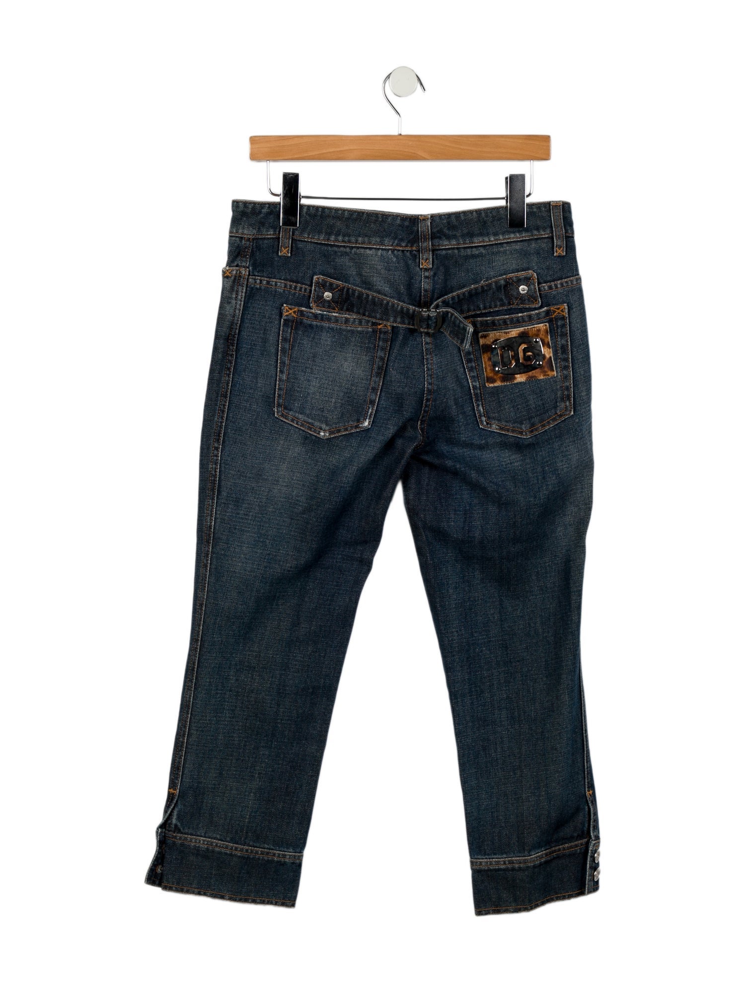 Dolce & Gabbana Mid-Rise Straight Leg Jeans