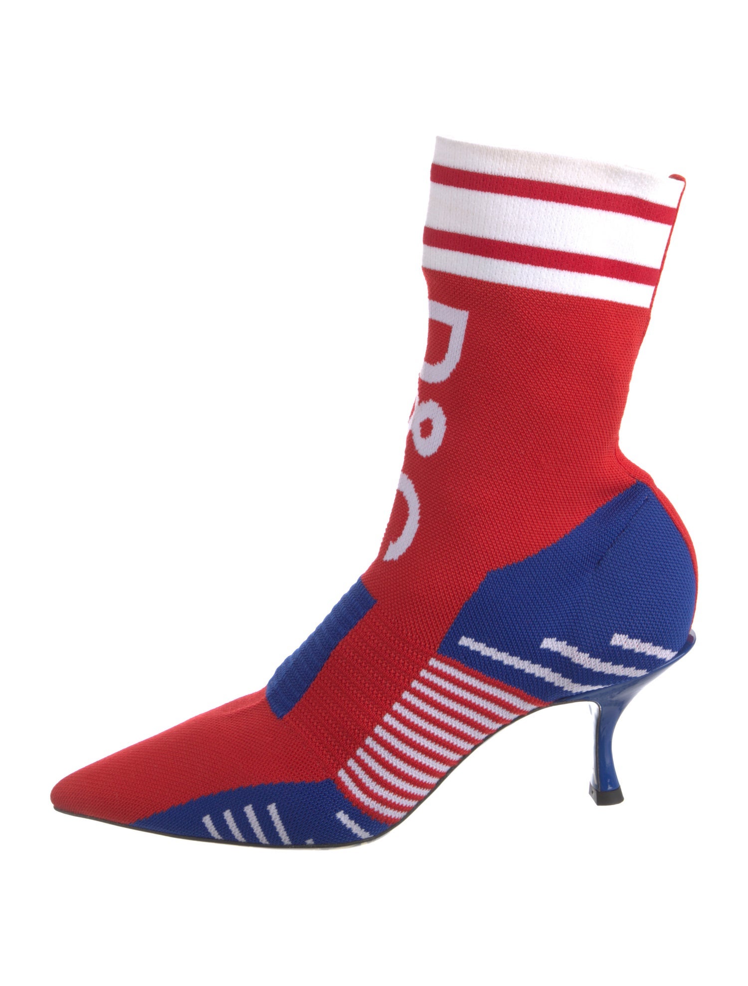 Dolce & Gabbana Printed Sock Boots