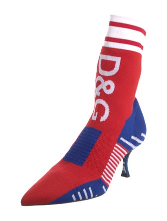 Dolce & Gabbana Printed Sock Boots