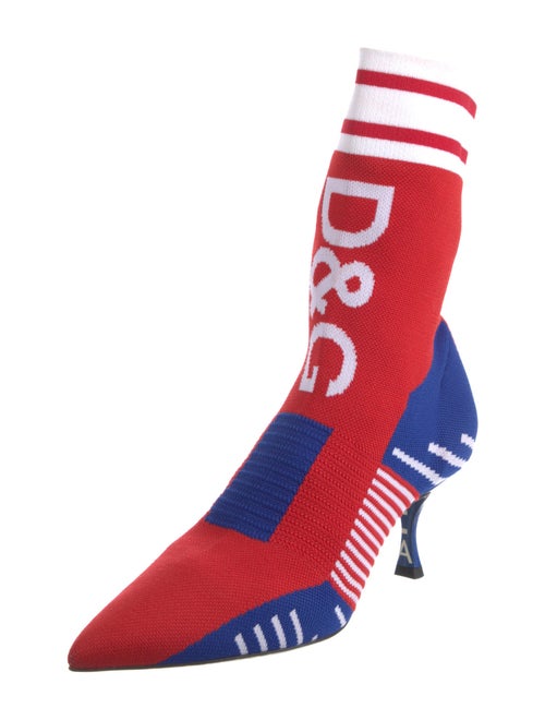 Dolce & Gabbana Printed Sock Boots