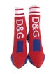Dolce & Gabbana Printed Sock Boots