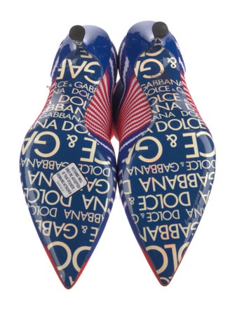 Dolce & Gabbana Printed Sock Boots