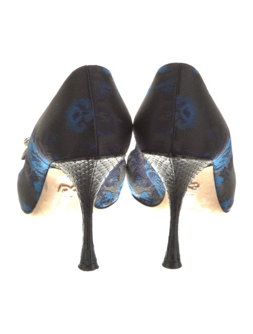 Dolce & Gabbana Canvas Floral Print Pumps