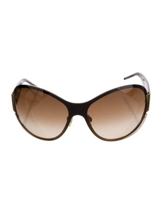 Dolce & Gabbana Oversize Gradient Sunglasses