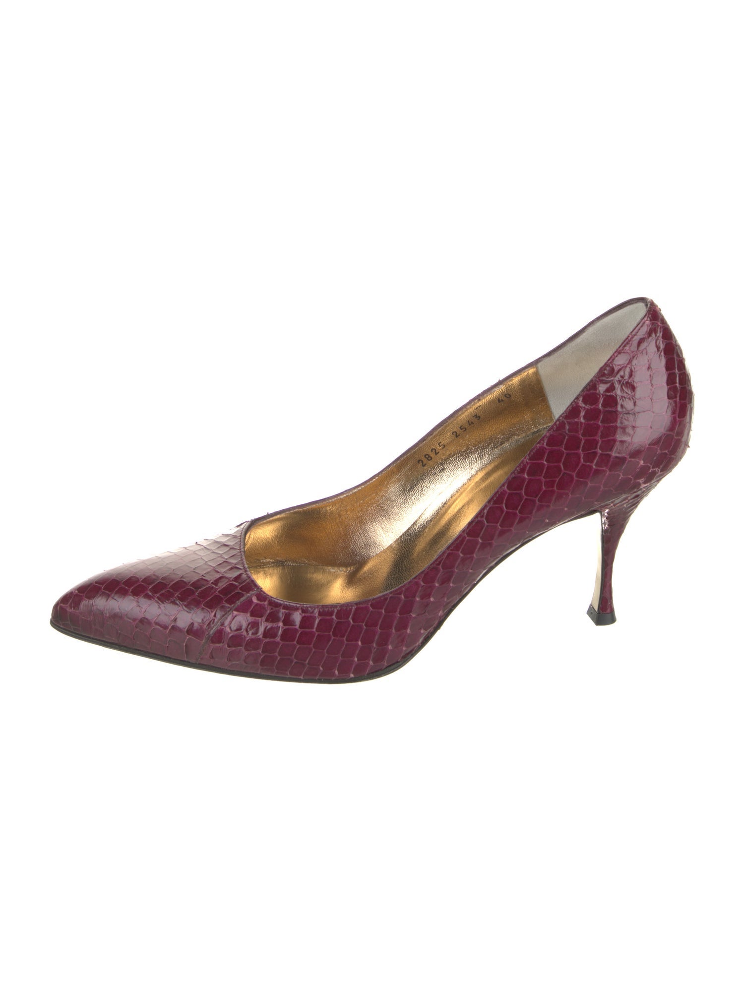 Dolce & Gabbana Snakeskin Animal Print Pumps