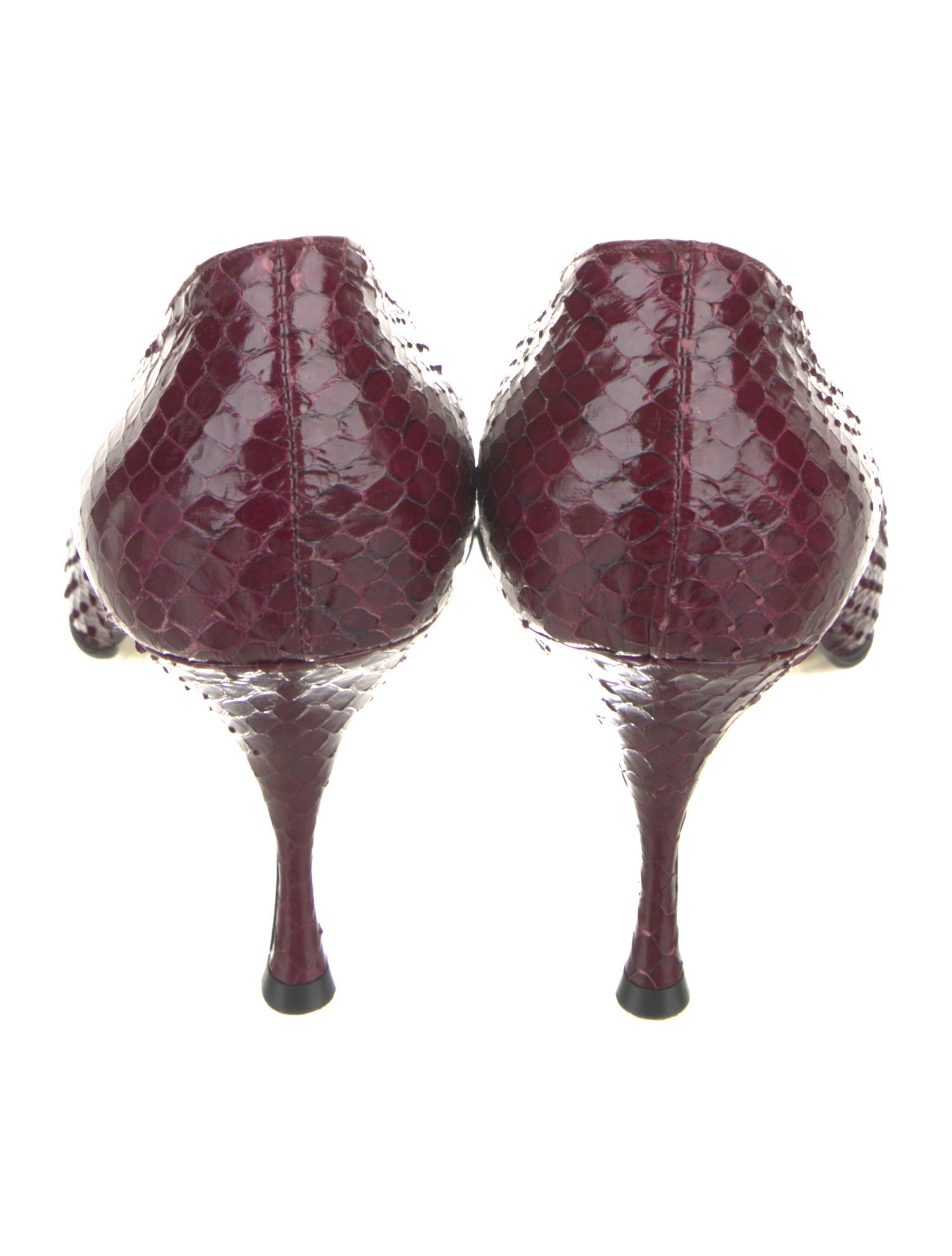 Dolce & Gabbana Snakeskin Animal Print Pumps