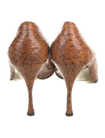 Dolce & Gabbana Snakeskin Animal Print Pumps