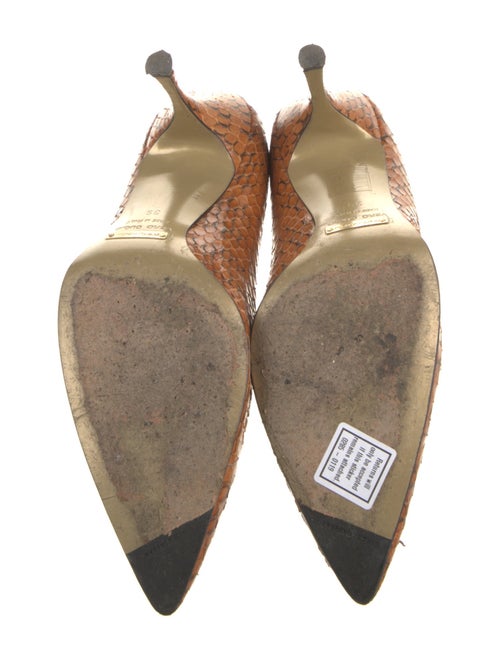 Dolce & Gabbana Snakeskin Animal Print Pumps