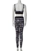 Dolce & Gabbana Nylon Graphic Print Pant Set